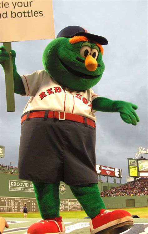 Boston red sox mascots wally the green monster